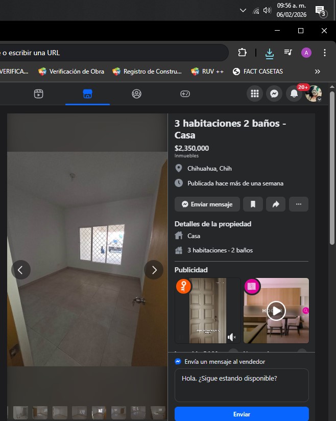 CASA DE UN PISO AL NORTE COLONIA INSURGENTES