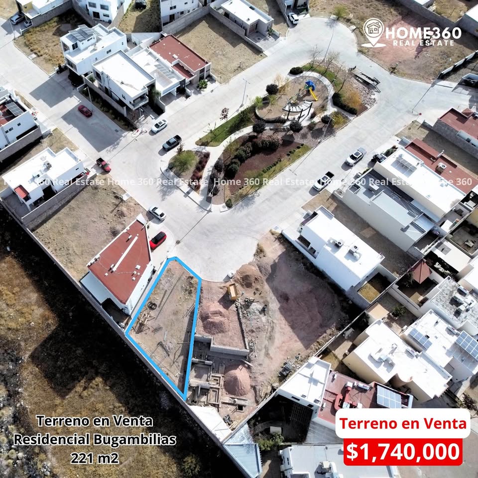 TERRENO IRREGULAR EN RESIDENCIAL BUGAMBILIAS RELIZ
