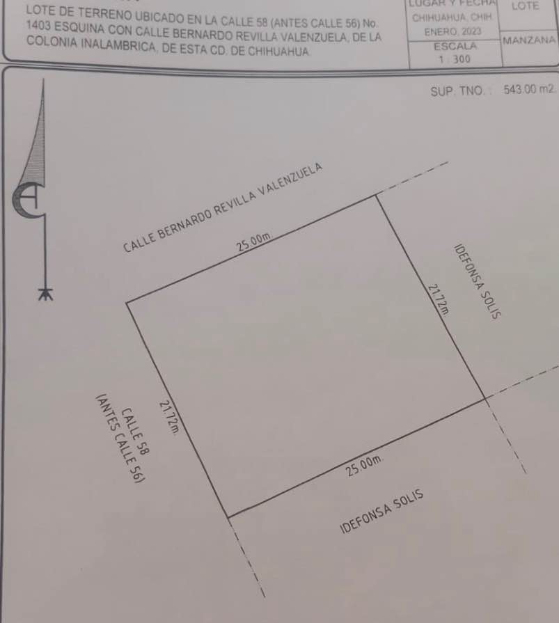 TERRENO EN COLONIA ZARCO