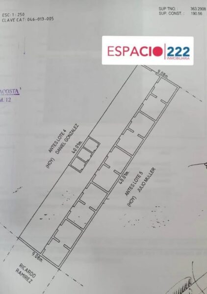 TERRENO EN CALLE 36 COL. PACÍFICO